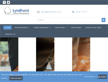 Tablet Screenshot of lyndhurstfm.co.uk